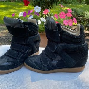 Isabel Marant Suede & Leather Bekett Sneakers